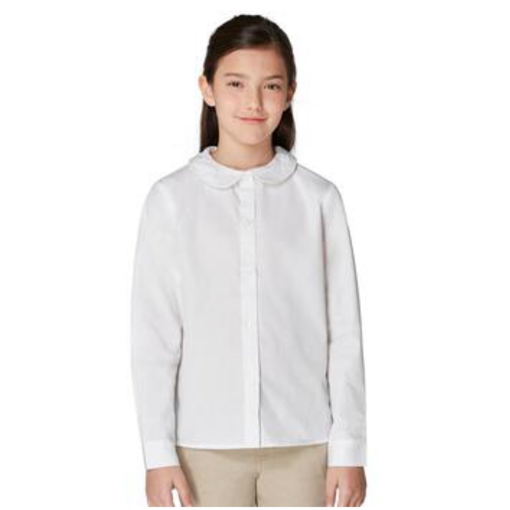 NWT FRENCH TOAST Long Sleeve Modern Peter Pan Blouse🤍size 20.5 PLUS